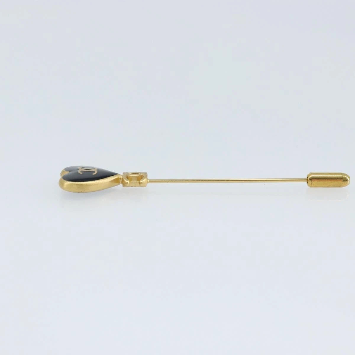 Chanel Enamel Heart Pin Brooch