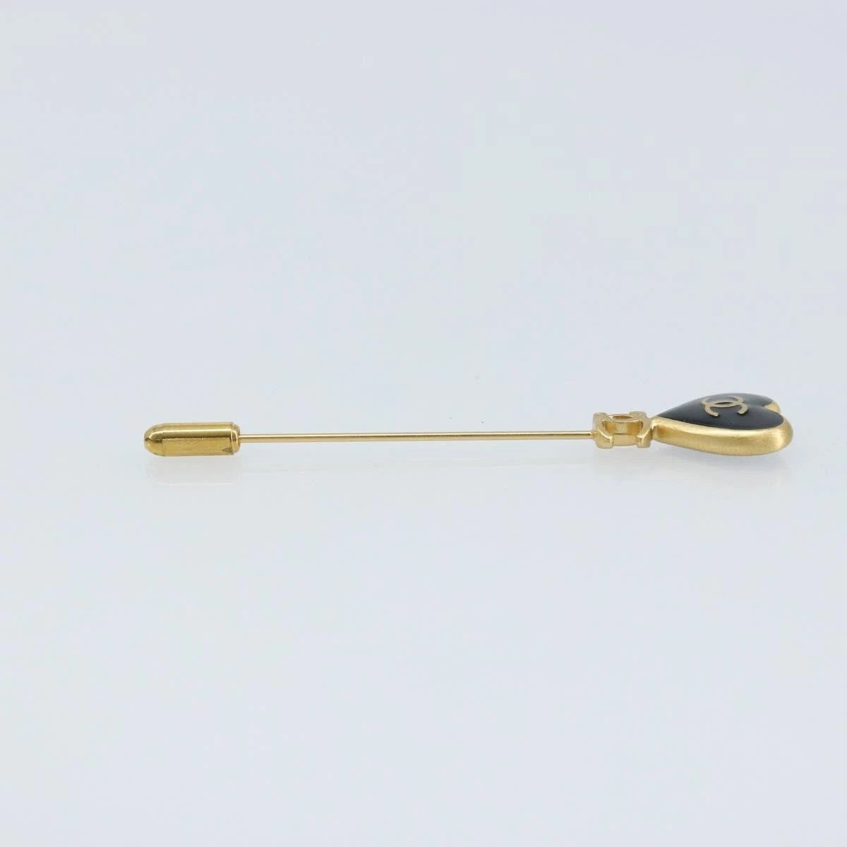 Chanel Enamel Heart Pin Brooch