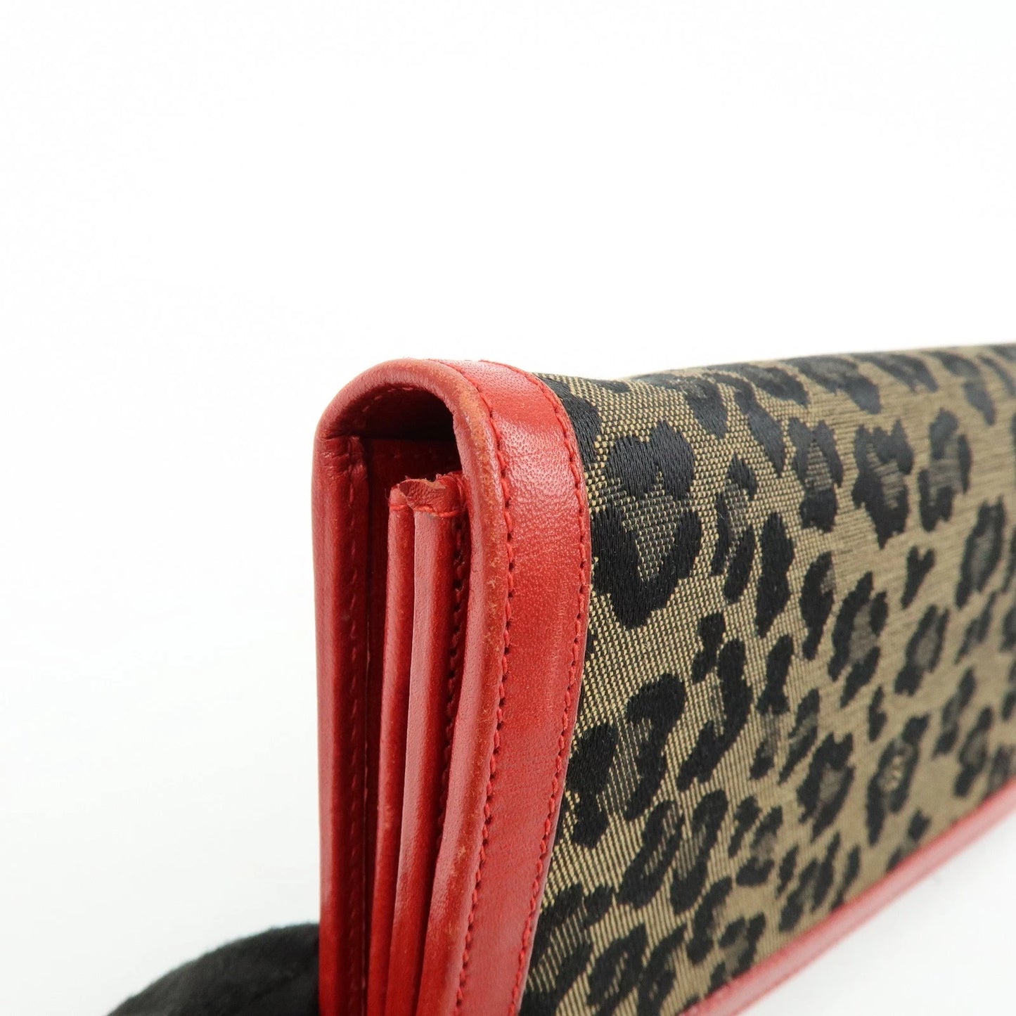 Fendi Leopard Long Wallet