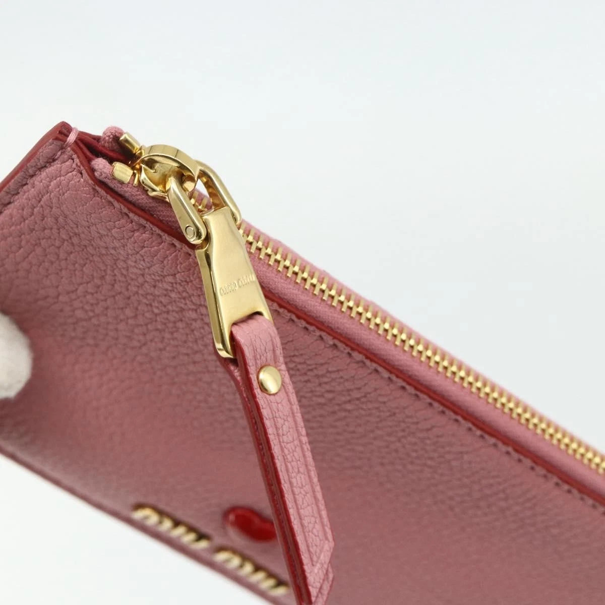 Miu Miu Madras Card Case