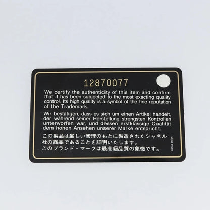 Chanel Grained Calf Skin Pouch