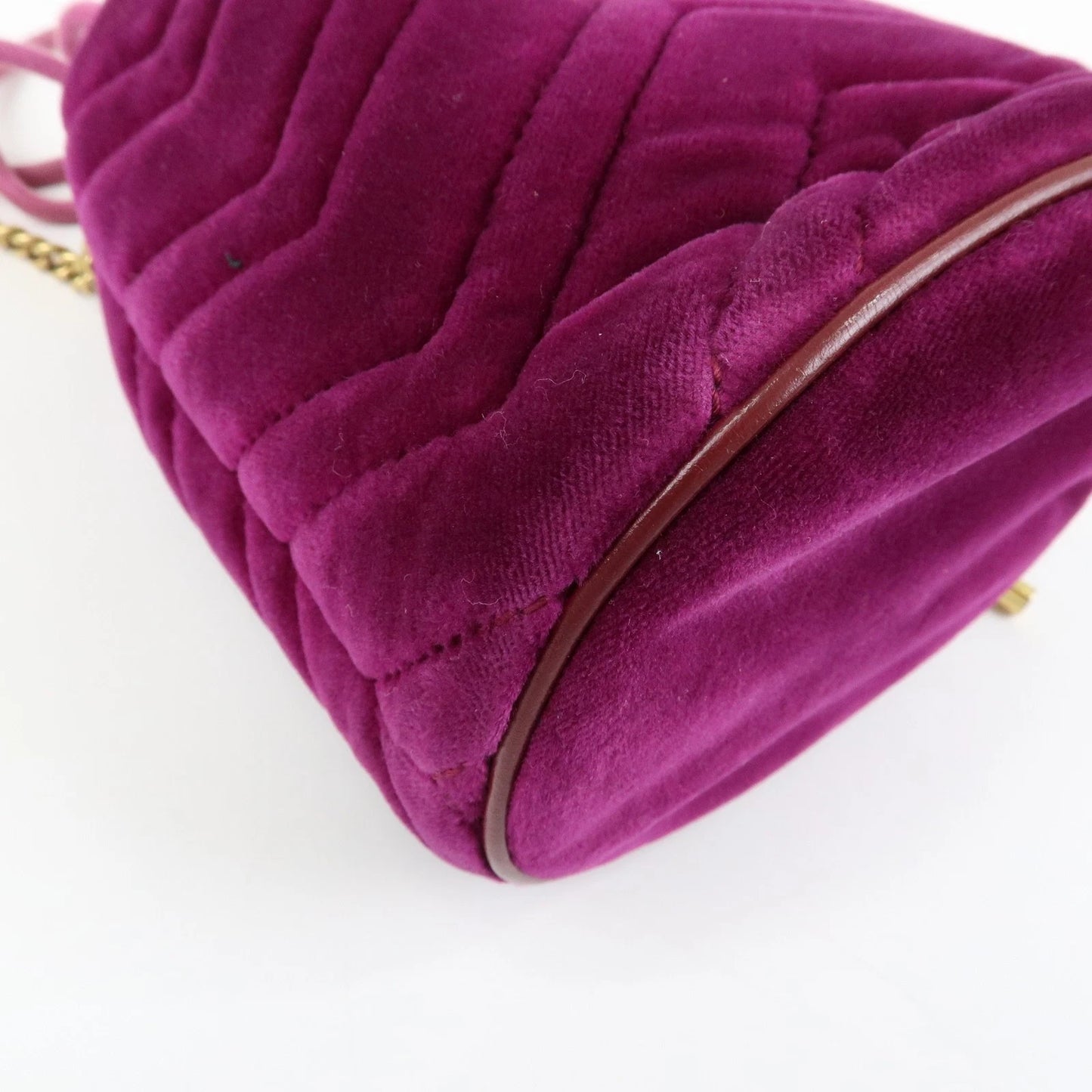 Gucci GG Marmont Velvet Bucket Bag