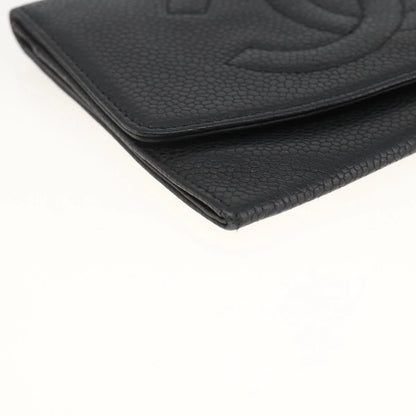 Chanel COCO Mark Grained Calf Skin Wallet