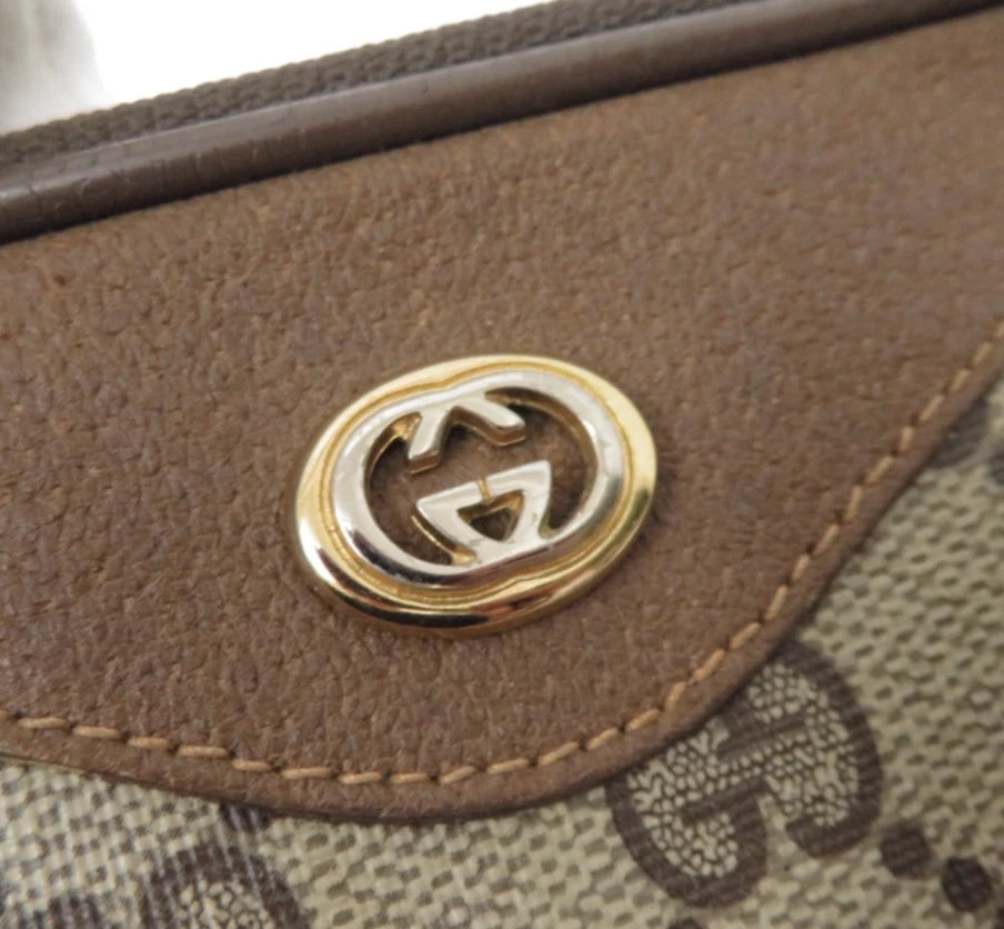 Gucci PVC GG Supreme Crossbody Bag