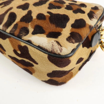 Miu Miu Leopard Shoulder Bag