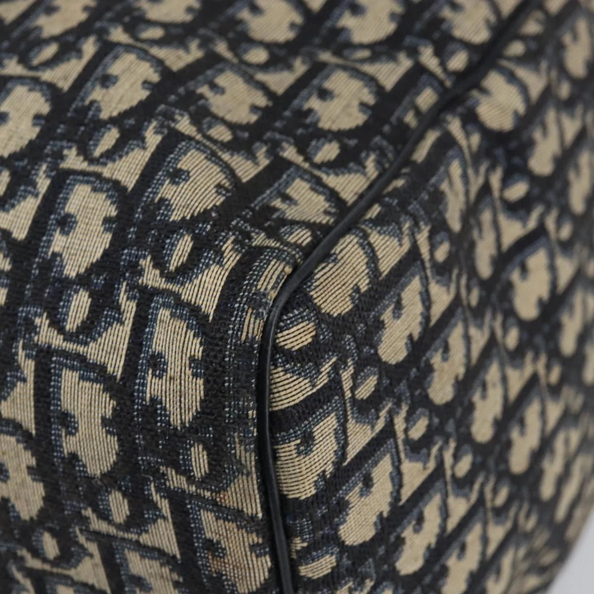 Christian Dior Trotter Canvas Boston Bag