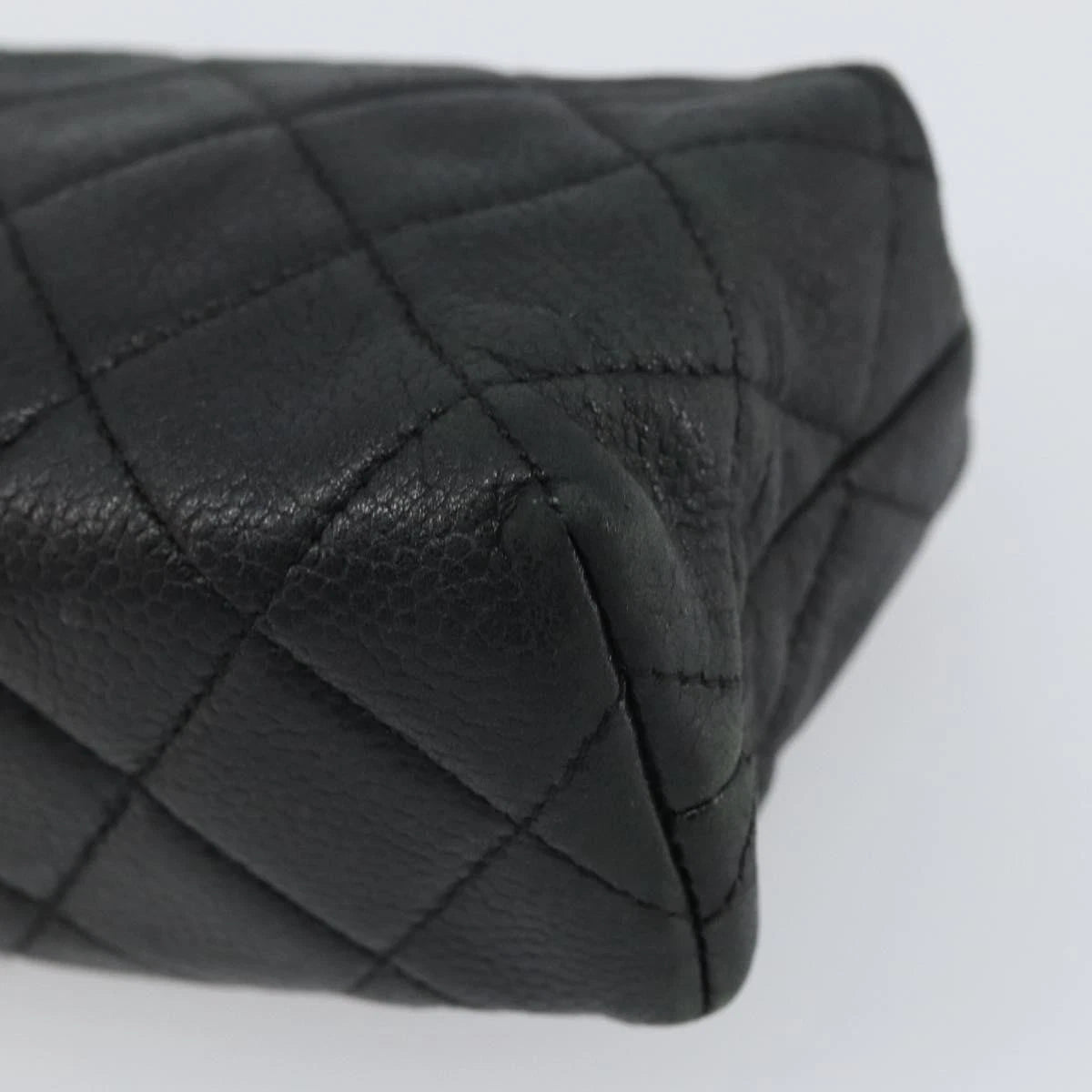 Chanel Grained Calf Skin Pouch